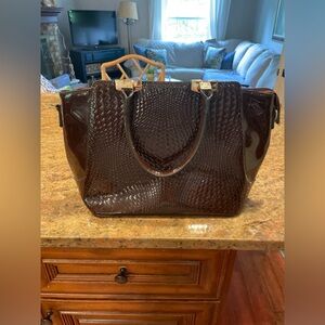 Lovely Brown Patton leather Purse
